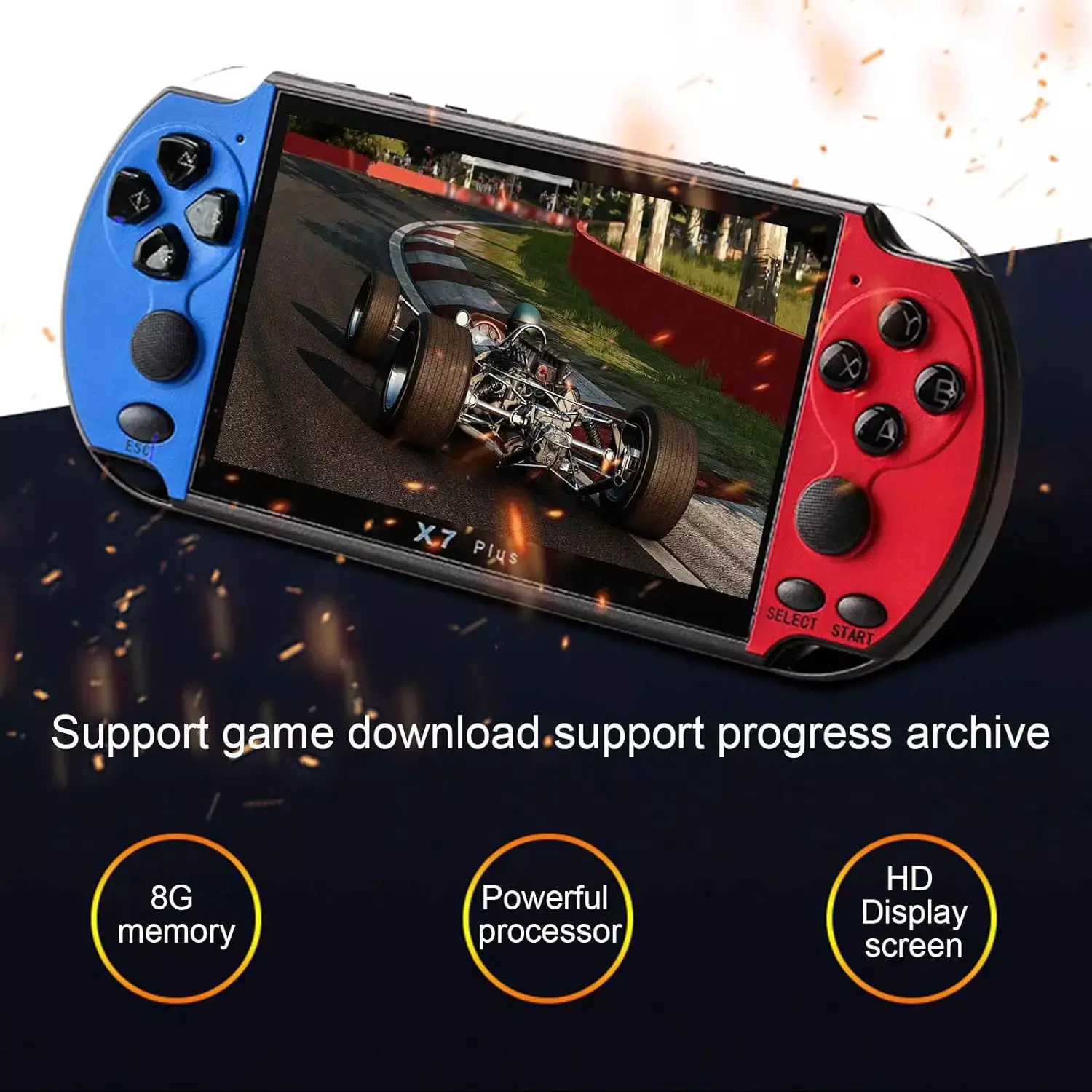 Game Portátil Eony 4.8 Retrô Clássico 5