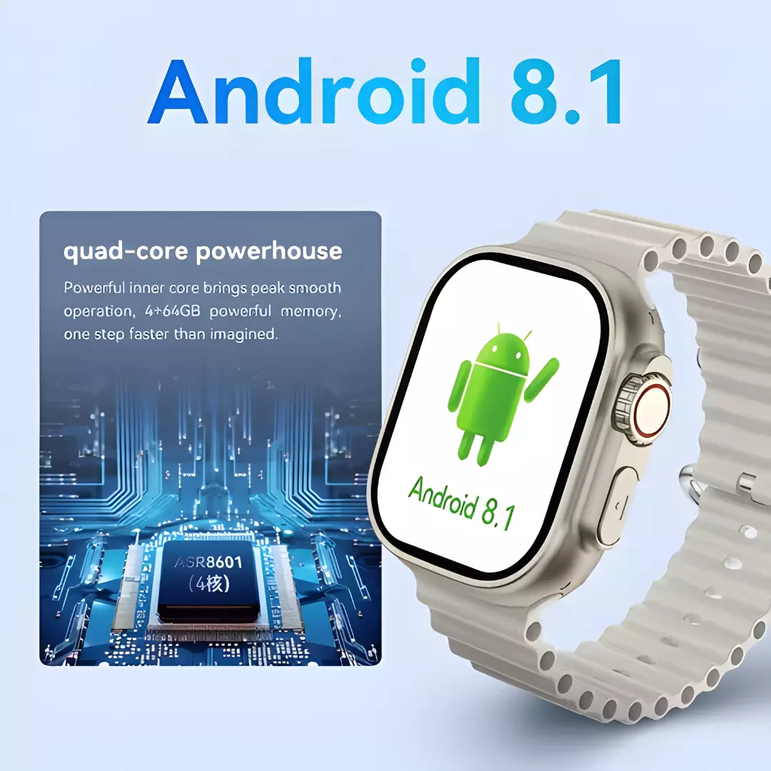 Smartwatch HW Ultra 2 4G 2GB + 64GB Android 8.1 2