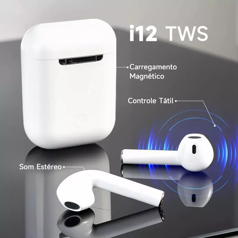 Fone Bluetooth i12 TWS Wireless 3
