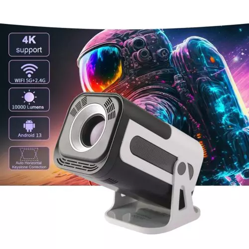 Projetor JY320 4K Android 13 Wi-Fi Dual Band Bluetooth 5.0 2