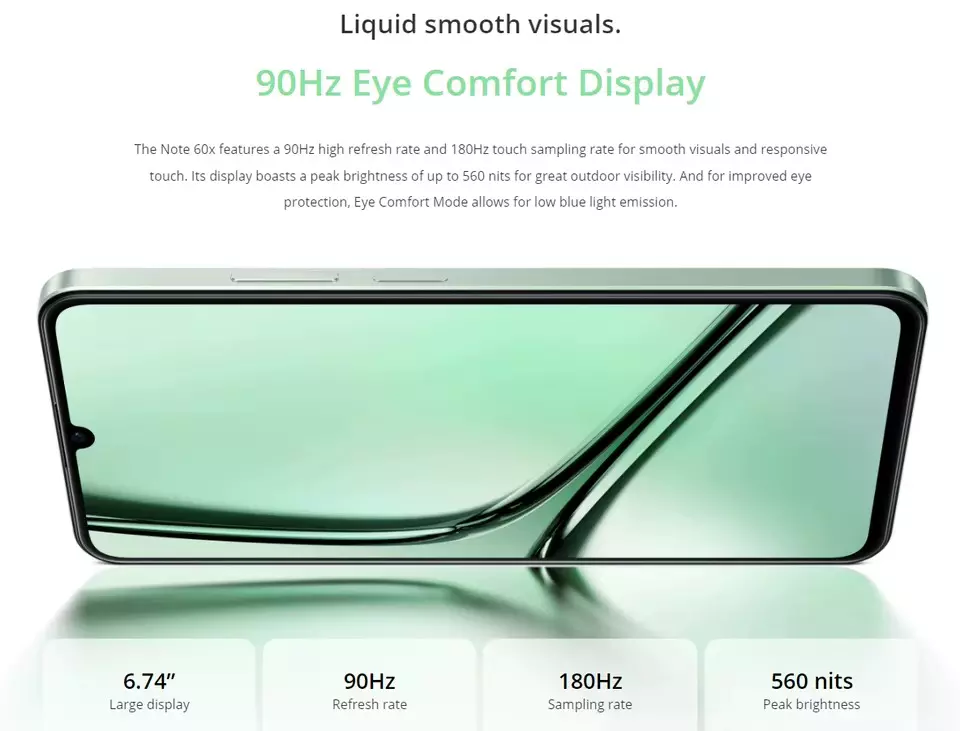 Realme Note 60x 128GB 4GB RAM 2