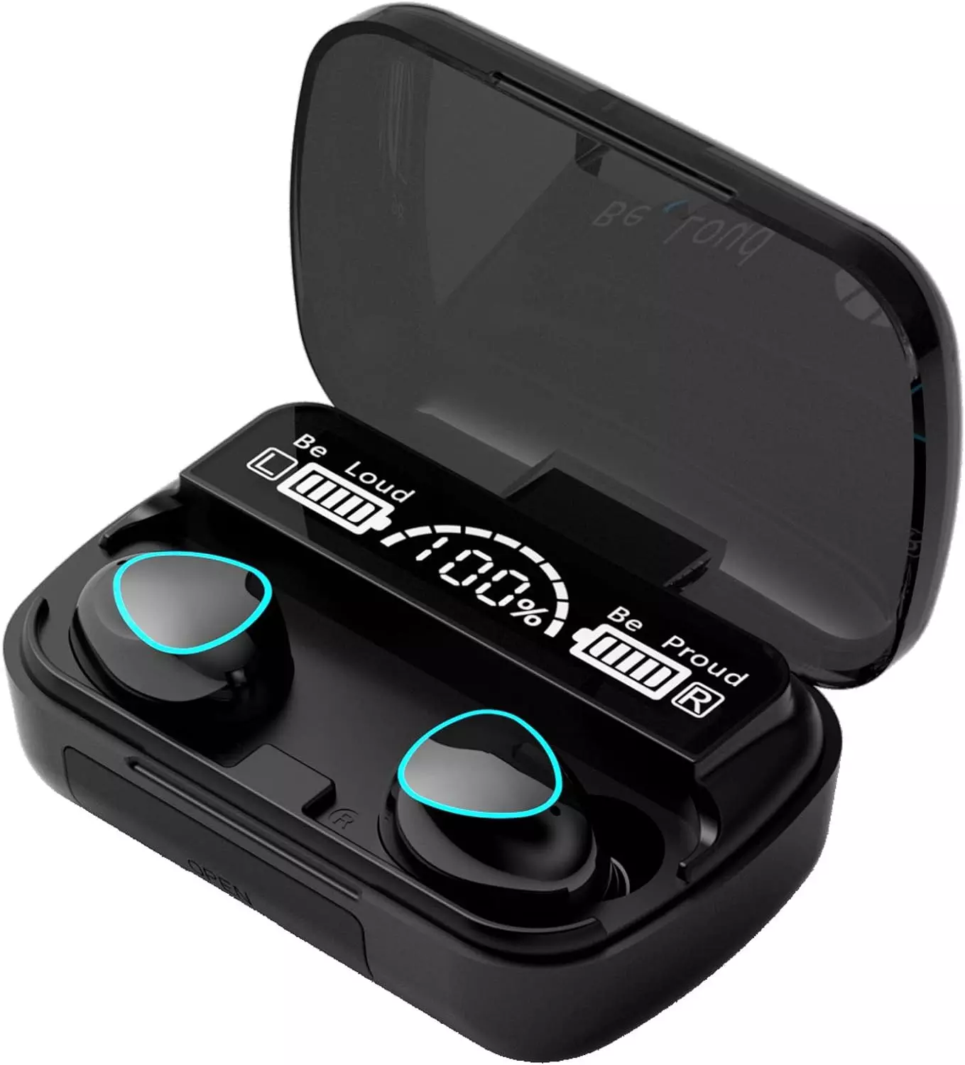 Fone Bluetooth TWS com Power Bank 2000mAh 2