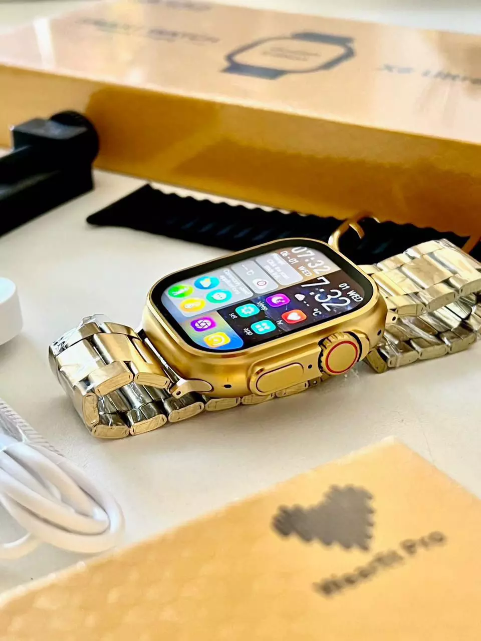 Smartwatch Ultra Gold Edition Ouro 2