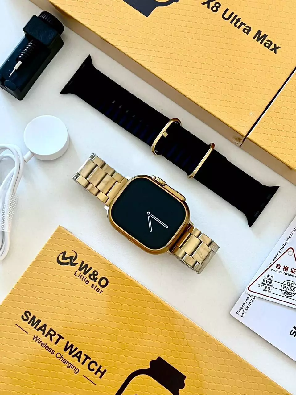 Smartwatch Ultra Gold Edition Ouro 3